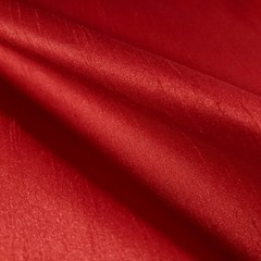 CHRISTMAS RED FAUX SILK DUPIONI FABRIC 58″ BY THE YARD DRESS DRAPERY DECOR