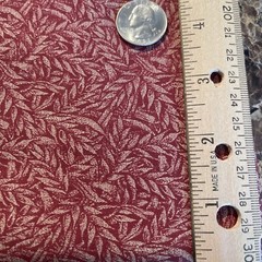 Vintage Judie Rothermel For Marcus Bros. Leaf Cotton Quilt Fabric 35” X 43″W