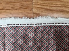 Fabric Stanley King Studios Screen Print Teflon Finish Floral 54″ X 5.8 YDS.
