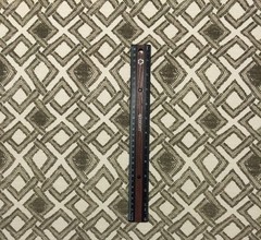 GEOMETRIC GATE CHARCOAL GRAY TAUPE BEIGE D3060 MULTIPURPOSE FABRIC BY YARD 54″W