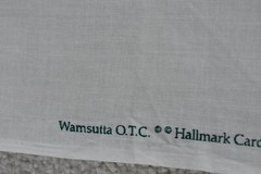 36″ x 44″, Vintage, Red & Green on White Christmas Craft Panel, Wamsutta, P8763