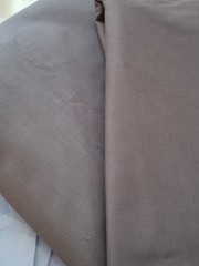 Gray Solid Cotton Fabric For Quilting Sewing Crafts With Templates Over 3 Yards