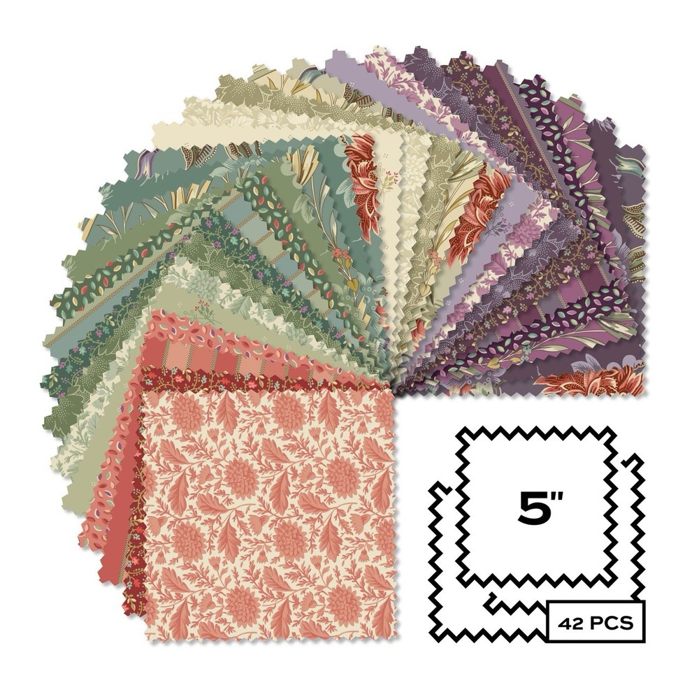 Autumn Bouquet By Renee Nanneman For Andover Fabrics Charm Pack