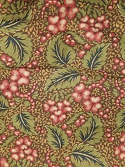 Lot Of 5 Pieces Of Mixed Patterns Fall Themed Cotton Fabric & 70 X 6.5″ Squares