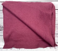 Vintage National Nonwovens Plum Purple Wool Blend Felt Felted Boil Homespun BTHY
