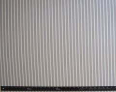20+ YDS AVAIL / P. KAUFMANN/ LILAC and WHITE STRIPE / MED WEIGHT / 100% COTTON /