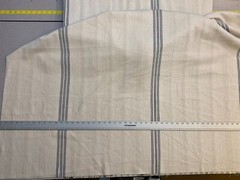 Grain Sack Fabric by the Yard, Ticking Fabric, French Country, Cottage Farmhouse