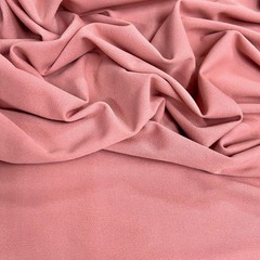 Chey DUSTY PINK Stretch Crepe Scuba Techno Knit Polyester Spandex Fabric for Bo