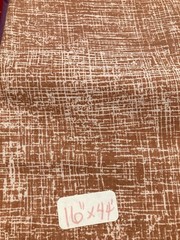 Lot of 9 Fabric Scraps Browns Cream Floral Bird House Red Lot #52