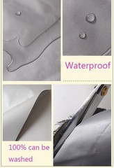 Elegant Black & Silver Blackout Fabric – Lightweight, 1 Yard with UV Protection