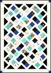 Wilmington Prints – Fe-Line Frisky – Repeating Border Stripe – Multi, Fabric BTY
