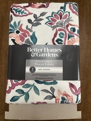 Better Homes & Gardens 2 Yards Watercolor Floral Jacobean Precut Fabric Cotton