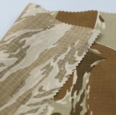 TC Polyester Cotton Tiger Stripe Camo Fabric Wear-resistant Cloth f DIY Uniform