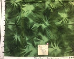 Robert Kaufman Fusion Green Tonal Starburst Cotton Fabric 1 Yard