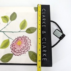 Clarke & Clarke Pavilion Fabric Sample Book Embroidered Floral Swatches 17×13