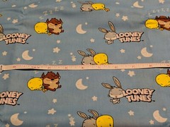 Sleeping Baby Looney Tunes Cotton Fabric-By The Half Yd (Camelot Fabrics)