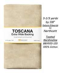 Toscana Extra Wide Quilt Back 118×120″ Cotton fabric Northcott BBX9020-120 Tan