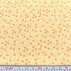 Meadow Song for AvLyn Florals on Cream Cotton Fabric by the HALF YARD