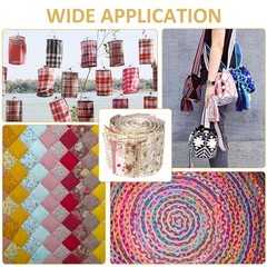 42 PCS Jelly Roll Fabric Strips Soft Cotton PreCut Quilting Bundles Kit