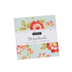 Moda STITCHED Fig Tree Quilting CHARM PACK 42- 5″ squares