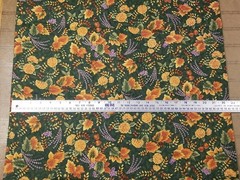 6 Yds X 44″ Classic Cottons FCI 1999 Fabric Fall Autumn Florals Leaves Print