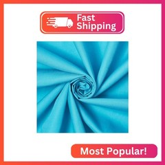 Cotton Polyester Broadcloth (44/45 Inch) Plain Weave Fabric by The Yard – for Se