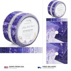 Craftido-20 Options-100% Cotton Jelly Roll Fabric Precut Strips for Quilting,…