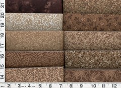 Great Brown Jelly Roll 40 – 2.5″ Strips Quilting & Sewing Fabric