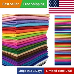 28pcs 12 x 8 inches 30cmx20cm 1.4mm Thick Soft Felt Fabric Sheet Assorted Col…