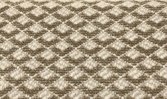 Thibaut Woven Geometric Chenille Upholstery Fabric- Scala / Flax 2 yds W80724