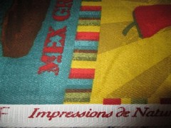 2 Yards FAJITAS Impressions de Nature France Upholstery Fabric Cotton 62″ Wide