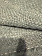 GREEN medium to heavy weave sewing fabric LIKE TWEED woven 1 YD. X 69″