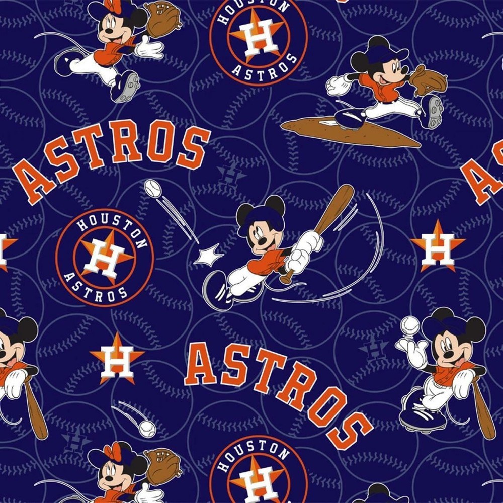 Fabric Traditions Disney MLB Mash-Up Houston Astros Cotton Fabric by the Yard