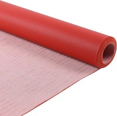 180×54” Vinyl Faux Leather Red Marine Auto Boat Fabric DIY Repair Upholstery