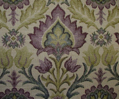 Arts And Crafts Grape Woven Jacquard Fabric Curtain Upholstery Cushion Multi Use