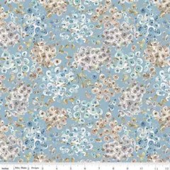 Blue Escape Coastal Cotton Romance Quilt Kit Backing Free Pattern 74″x87″