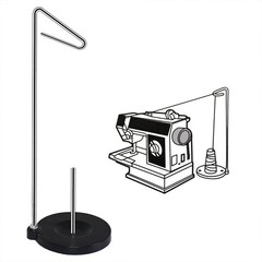 YEQIN Heavy Duty Metal Base Single Thread Stand Universal Single Cone and Spool