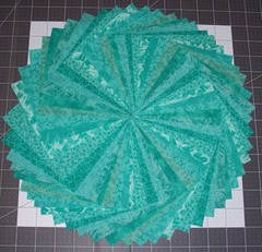 54 Caribbean Green Blue Fabric 5″ Quilting Squares Cotton Charm pack