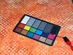 By 1/2 Yd Bali Batiks Cotton Quilt Store Fabric Checks Checker Orange
