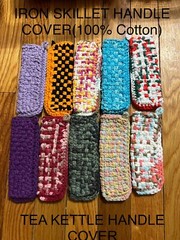 Cast Iron Pan Or Tea Kettle Handle Woven Cloth Cover ($3.00 Each)