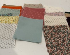 Quilting Squares 4”x4”, Florals And Solids Lot Of More Than 100