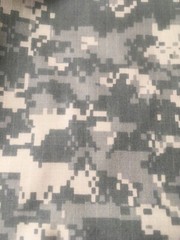 CAMOUFLAGE FABRIC ACU. Digital Camo – 50/50 Cotton/Nylon- 65” Wide 2.75 Yd Cut