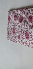 10 Yard Hand Block Flannel Fabric 60 Inch Width Winter Textile Collection FC-14