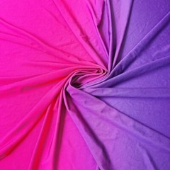 1 yard X 1.5 meter Gradual Ombre Knit Spandex Fabric For Training Latin Clothing