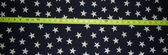 Vintage Lida Inc F13004 Le Star Fabric navy white 58″ wide X 2 yards