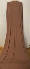 100% Rayon Matte Jersey Light Chocolate Brown Color Fabric By The Yard 58″ Wide