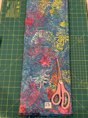 Batik Fabric Remnant – 100% cotton – #R-114 – 2 7/8yds