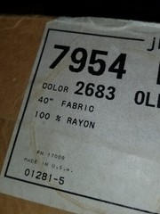 JB Martin Old Glory 2683 Red Velvet 7954 Lucia 40″ 100% Rayon 17.5 Yards Fabric