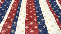 Fabric Traditions Heart of America Patty Reed Red Cream Blue Fabric 2yd32″ x43″