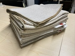 10 Pack Upholstery Samples Cream, Beige, Gray Ea ~17” X 19”